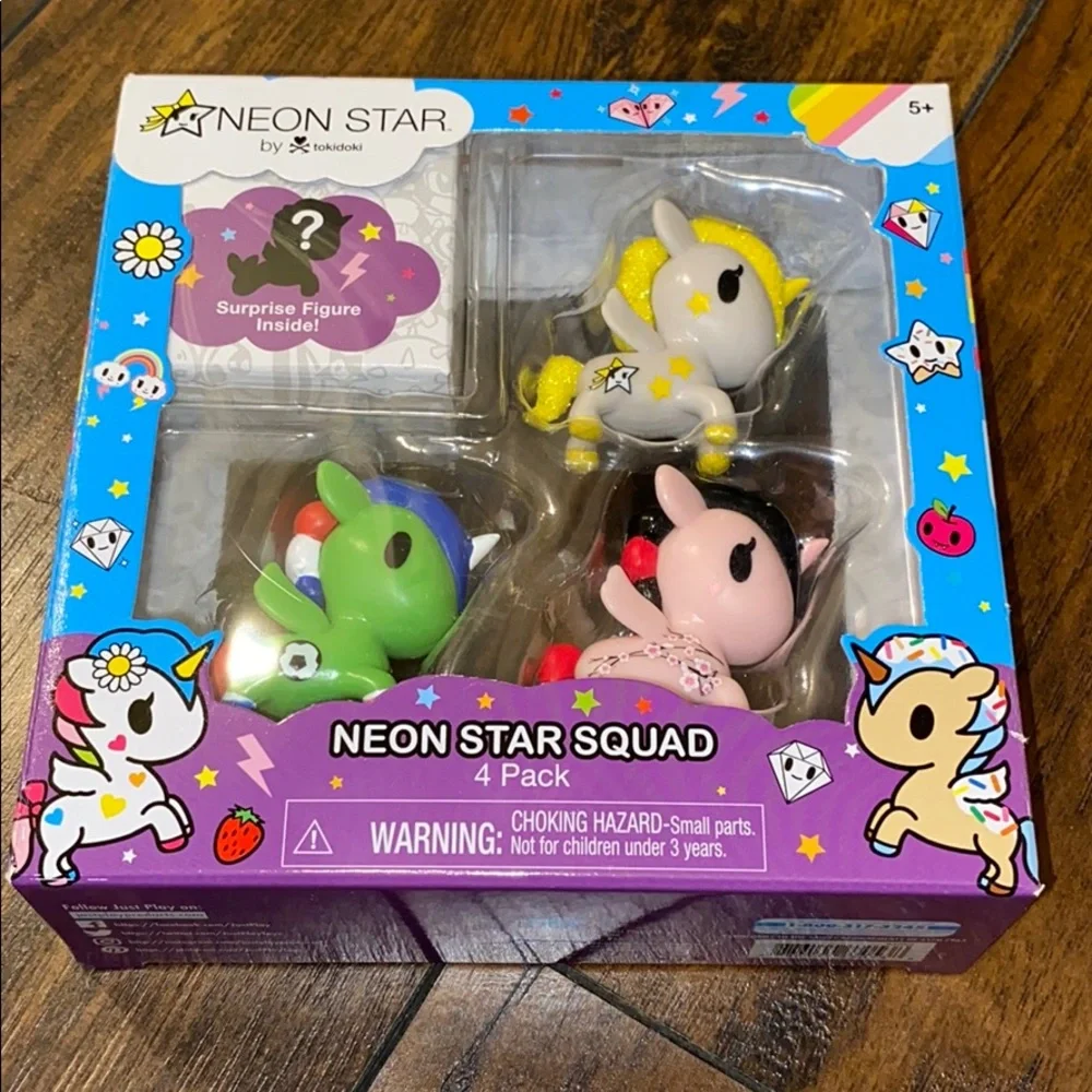 Neon Star By Tokidoki Neon Star Squad 4 Pack